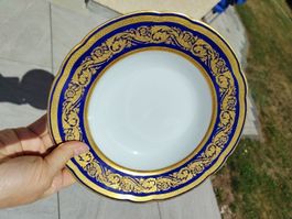 Assiette Bernardaud Limoges "Vendôme" dorée
