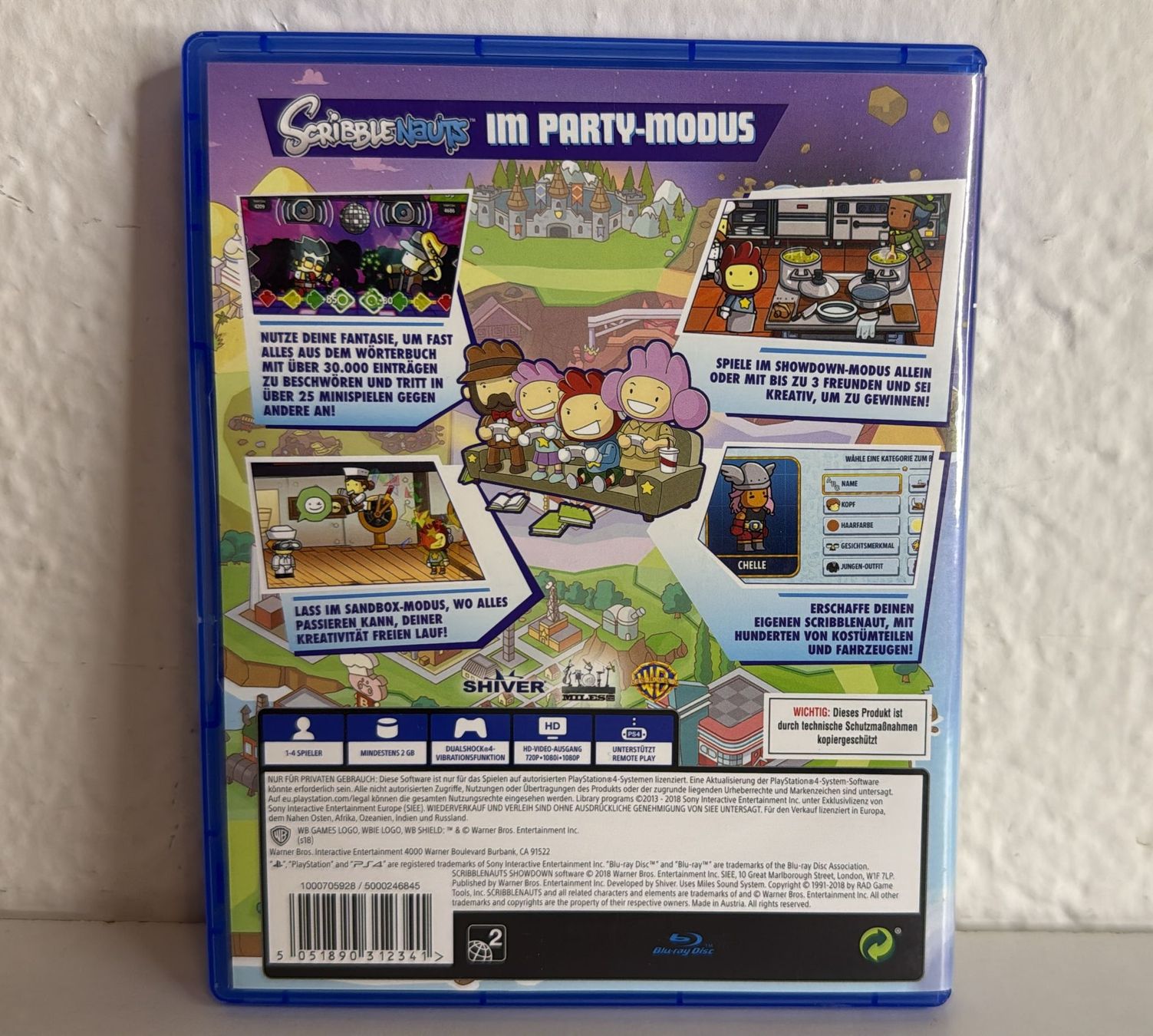 Giochi: Scribblenauts Showdown PS4 Spiel mit Hülle  – Usato da Ehrendingen venduto da lax21 1