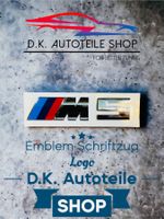 BMW M5 Emblem Logo Schriftzug NEU in Chrom