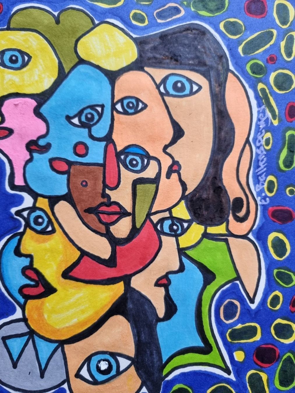 Dipinti: Edgar Baltensperger ORIGINAL  MISCHTECHNIK ACRYL SIGNIERT – Usato da Gersau venduto da grafik-kunst 3