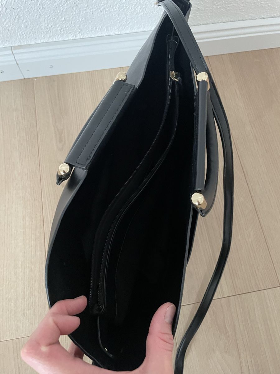 H&M Taschen für Damen: Schwarze Handtasche - geräumig & praktisch! – Gebraucht aus Blumenstein von JeanineTamara 1