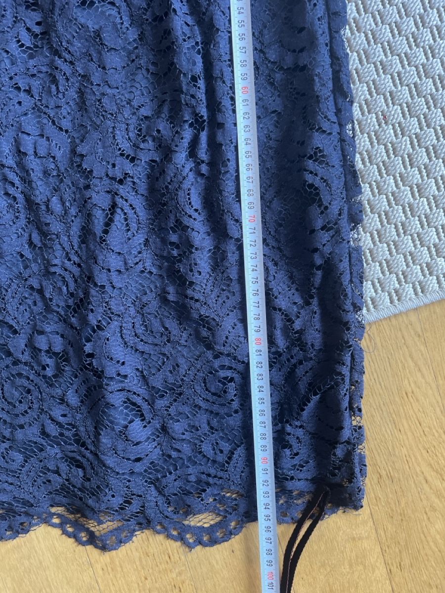 Esprit Kleider: Spitzenkleid, dunkelblau, Esprit, 38 – Gebraucht aus Solothurn von Bobesch08 6
