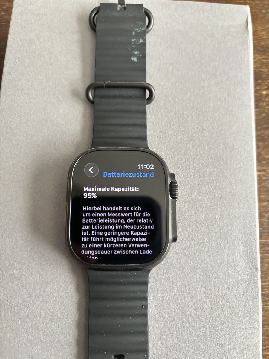 Apple Smartwatch: Apple Watch Ultra 2 49mm Titanium e-Sim – Gebraucht aus Sisseln AG von Speedskate78 1