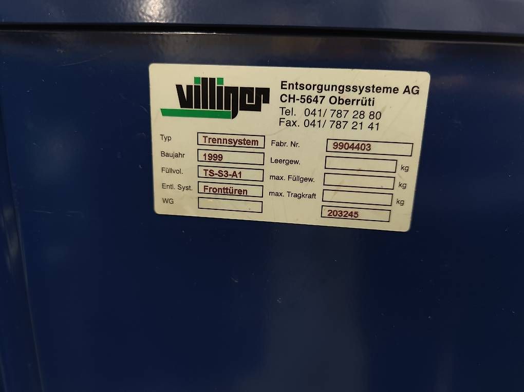 Sonstiges für Büro & Gewerbe: Villinger Entsorgungssystem / Recyclingsystem – Neu (gemäss Beschreibung) aus Mörschwil von Nyke_2226 1