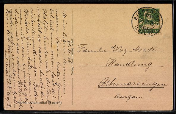 Cartoline postali: AK Richenthal /LU, Kurhaus – Usato da Berlin venduto da bartko-reher 1