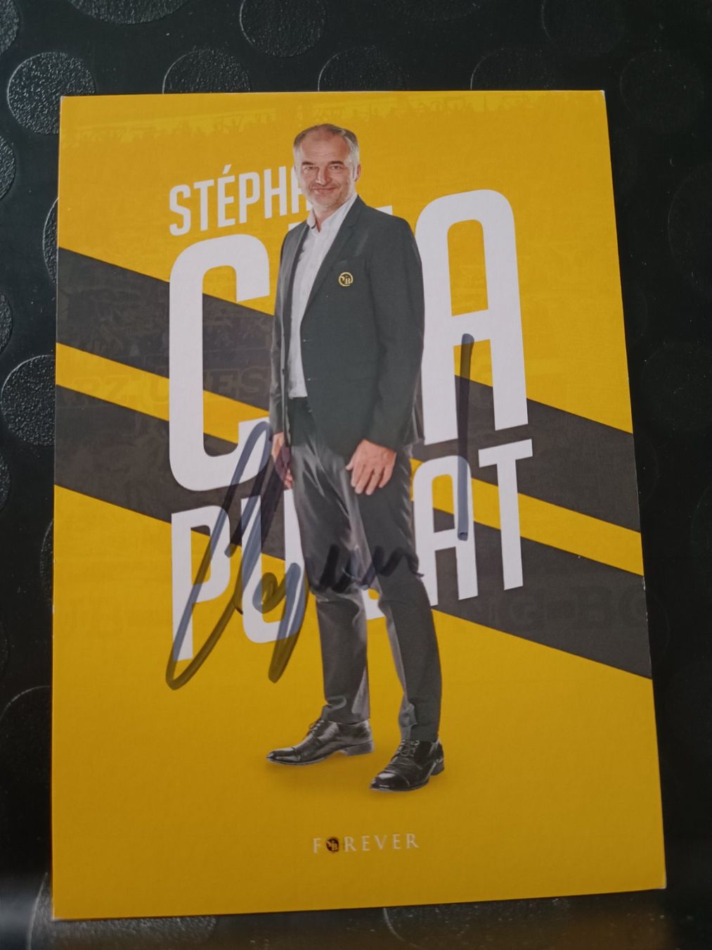 Autografi: Stéphane Chapuisat - YB  - handsigniert – Usato da Menziken venduto da Artographs