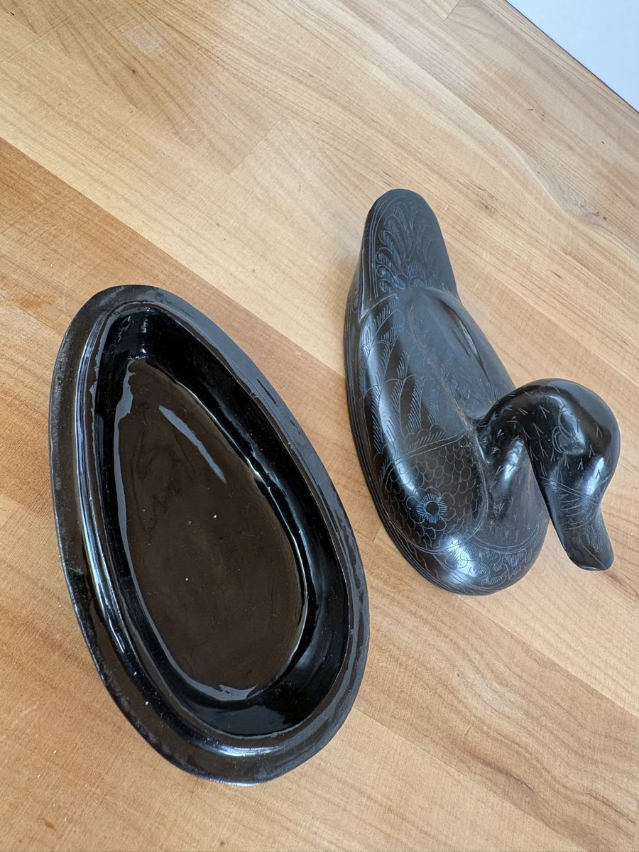 Statuette: Enten Dose aus Holz – Usato da Rümlang venduto da SchumBru10 4