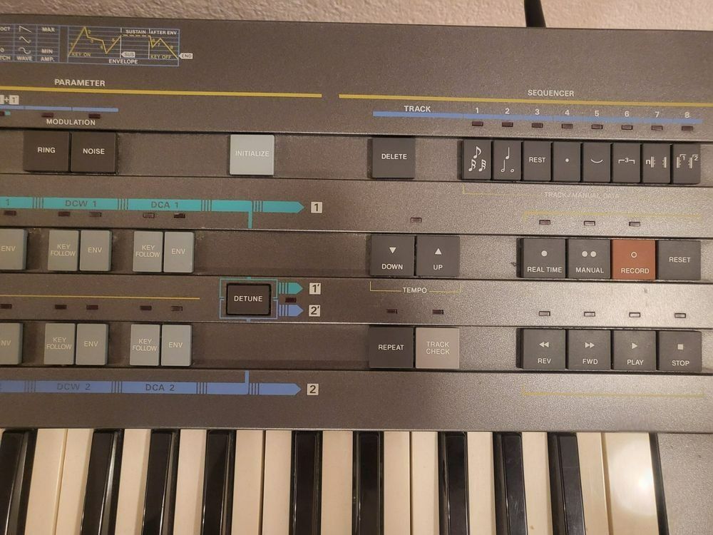 Casio CZ-5000 Cosmo Synthesizer + Subwoofer & Casio Pedal (Gebraucht ...