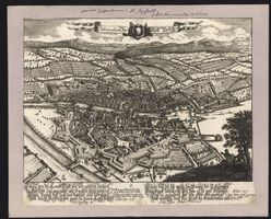 Zürich  Kupferstich von Vogel 1715