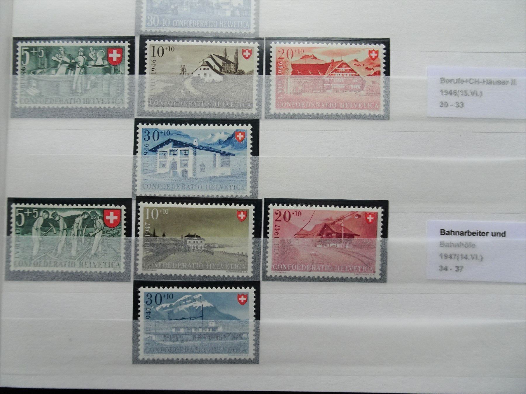 Alle Briefmarken: PP 1943**-1947** – Neu (gemäss Beschreibung) aus Aadorf von Chnorli-Furz 2