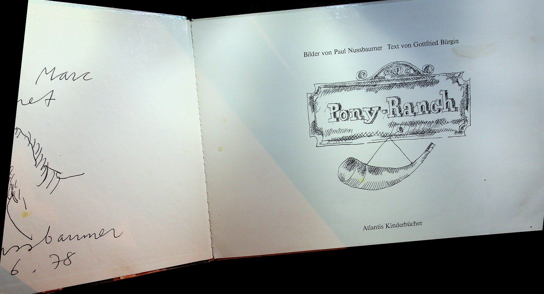 Libri: Paul Nussbaumer Pony-Ranch Atlantis Kinderbücher EA 1972 – Usato da Reitnau venduto da Zaomir 2