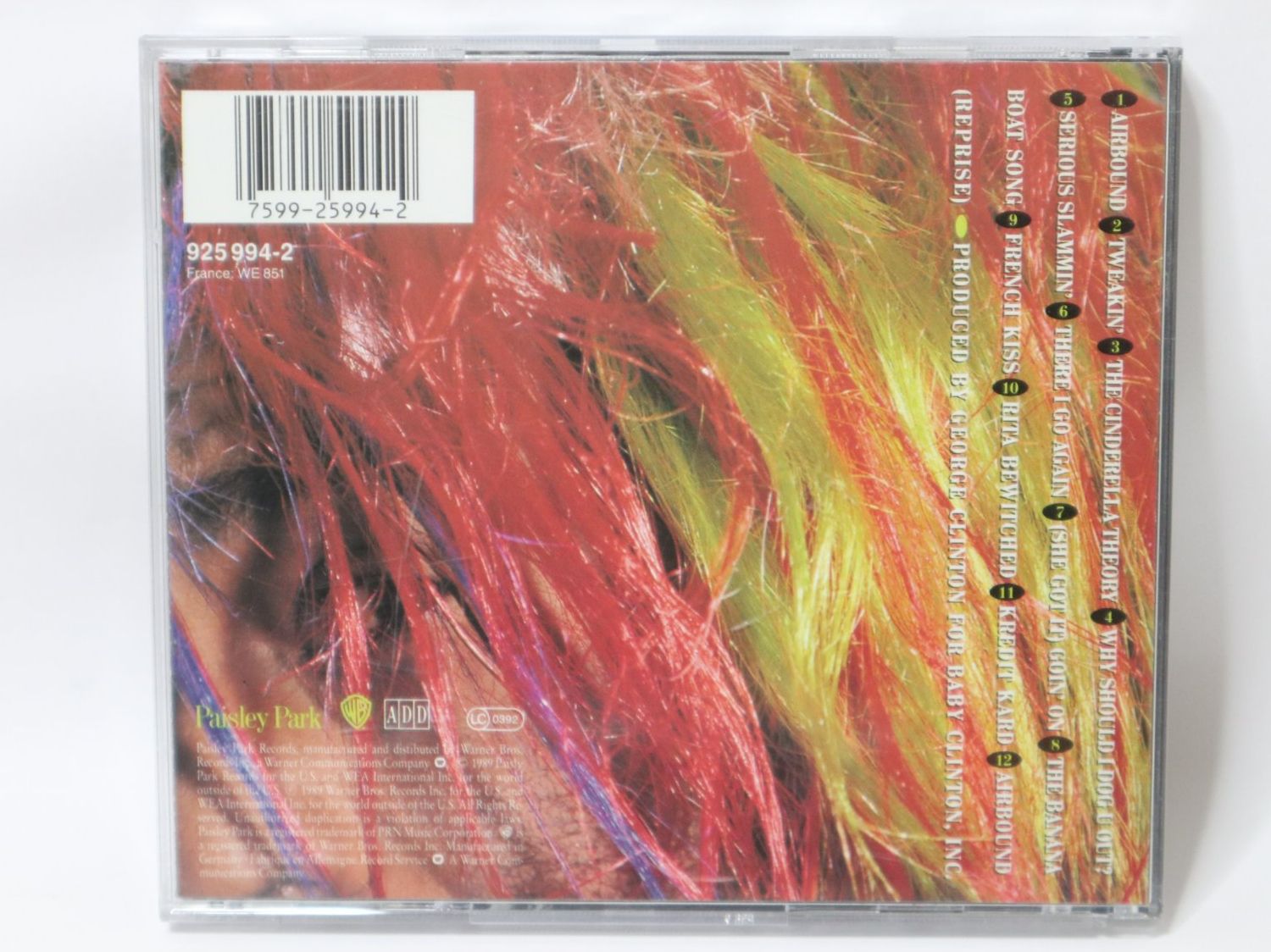 CD: CD George Clinton , The Cinderella Theory – Usato da Eschenbach SG venduto da Astalavista 1