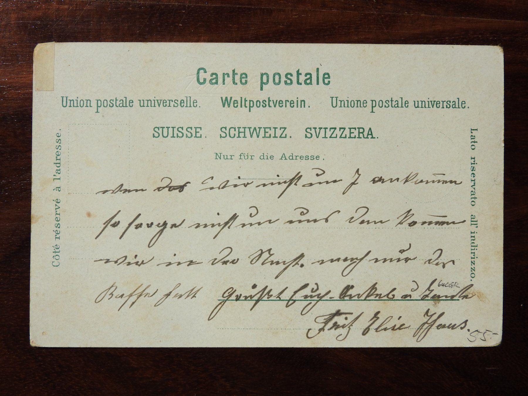 Cartoline postali: Gruss aus Meiringen ! – Usato da Rain venduto da 999-800-K 1