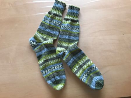 Herrensocken, Gr. 41/42, Handarbeit
