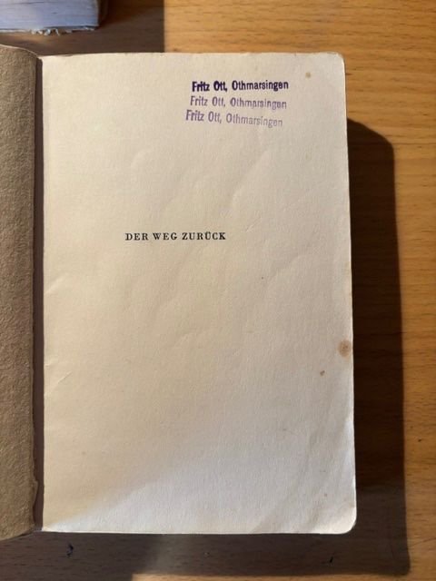 Libri: 2 antike Bücher von Erich Maria Remarque – Usato da Seon venduto da retep012 5