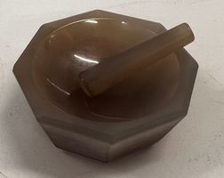 Mörser Durchmesser ca. 6.3cm, H ca. 2.6cm mit Pistill