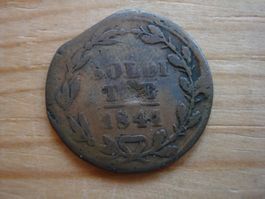 (P2) Ticino Soldi tre 1841