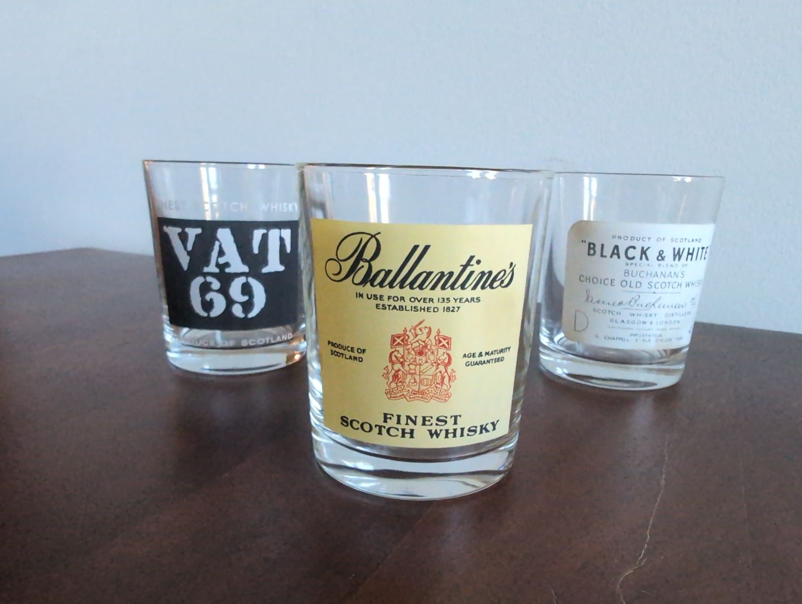Verres: Vintage Whisky Gläser 3er-Set – D'occasion à Zürich par 80553000