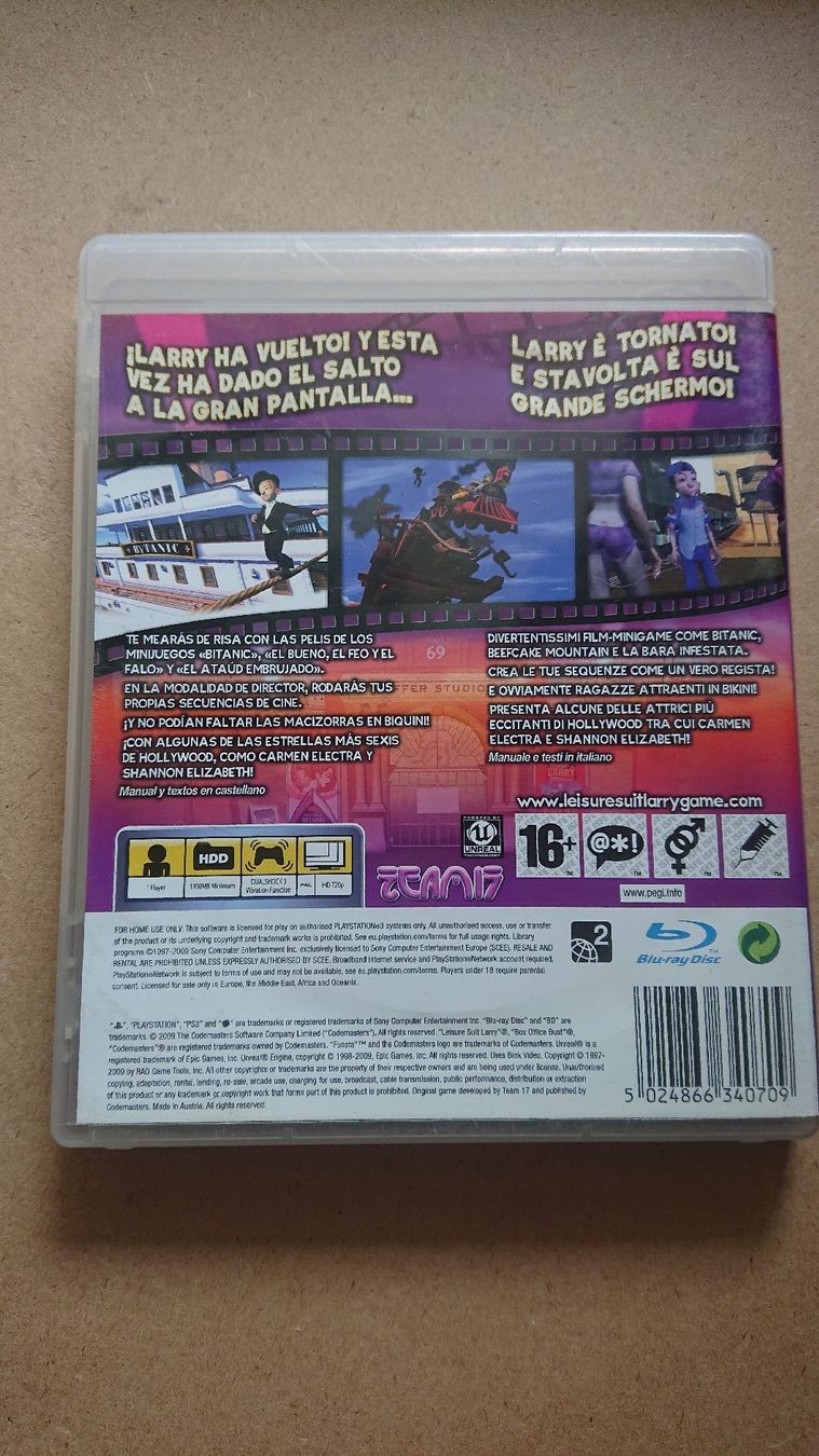 Giochi: Leisure Suit Larry Box Office Bust PS3 – Usato da Chur venduto da FreakofRarity 1