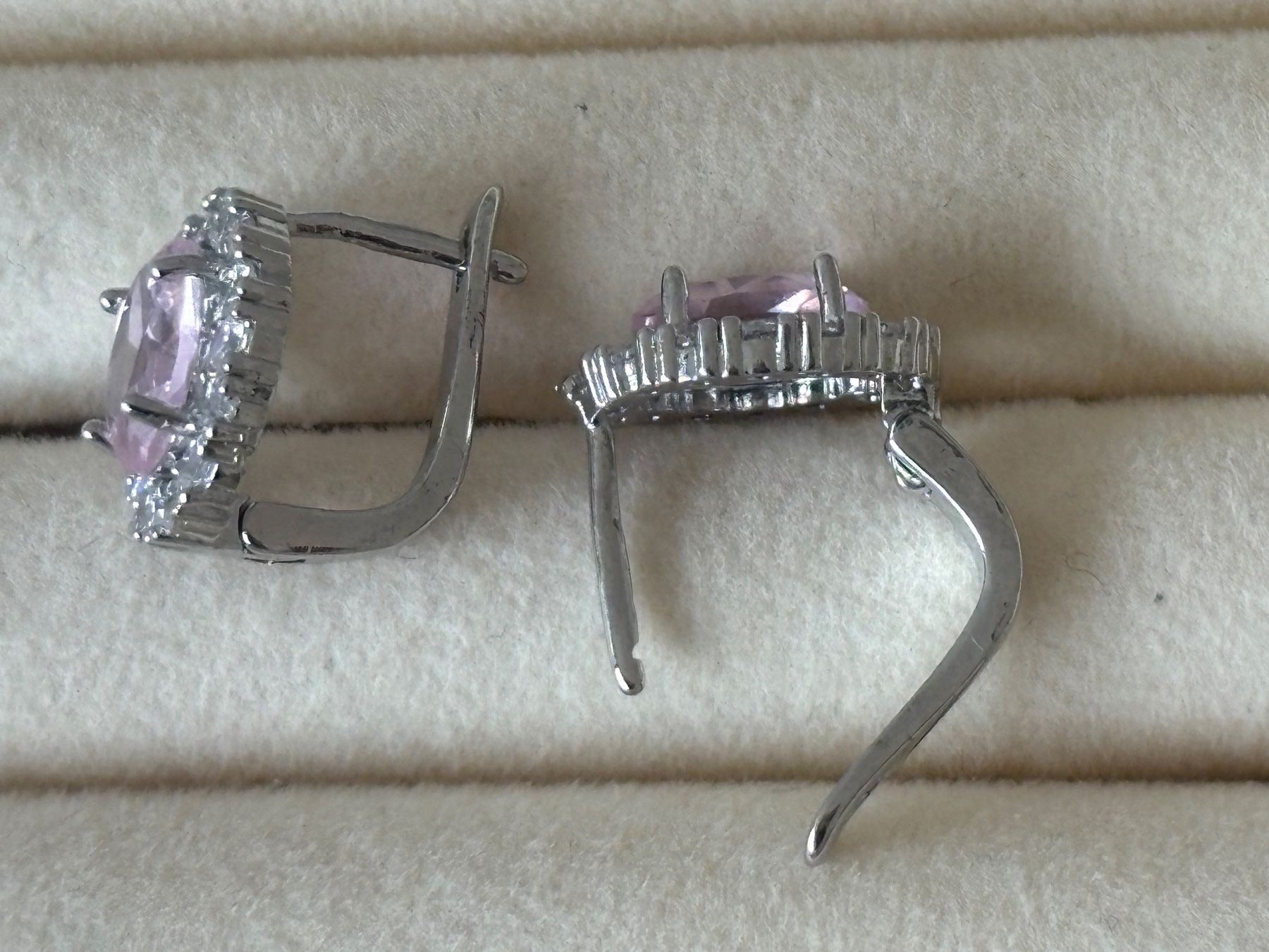 Ohrringe & -stecker: Luxus Elegante Ohrstecker Ohrschmuck  Farbe:Silber – Neu (gemäss Beschreibung) aus Biel-Bienne von Roserosse13 4