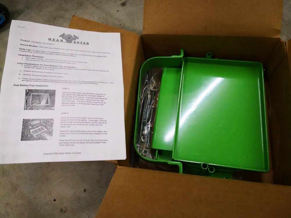 Jeep Wrangler TJ Dual Battery Tray Kaufen auf Ricardo