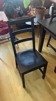 4 Holzstühle IKEA, schwarzbraun, super Zustand