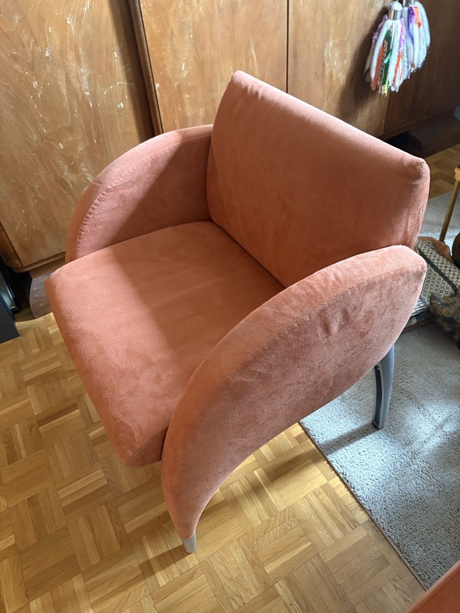 Poltrone: 2x fauteuils SITAG orange style art déco – Usato da Bassins venduto da PBR001 1