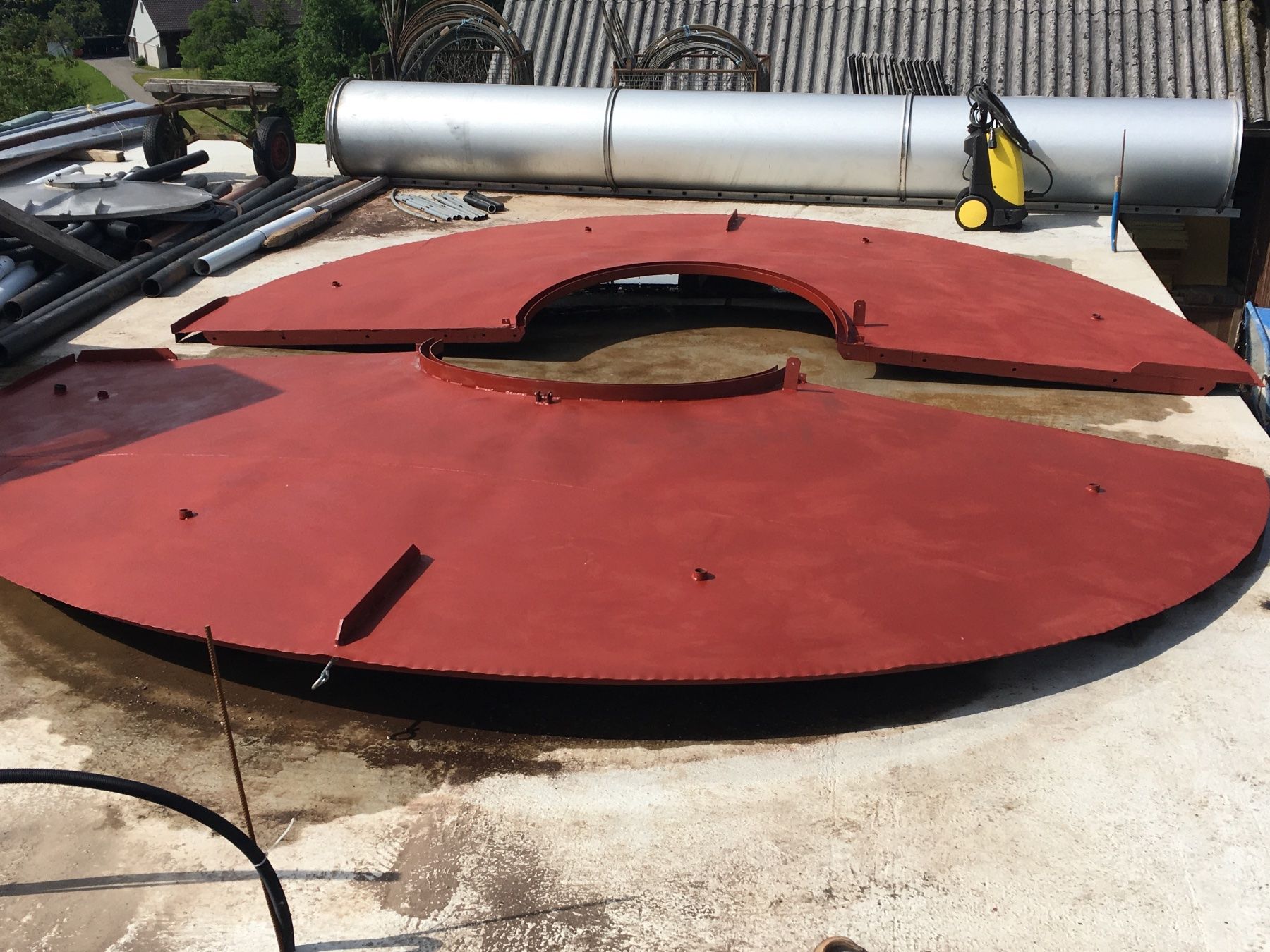 Trinciatrici: Holzsilo Dach 3,5m – Usato da Galgenen venduto da Haexli74 1