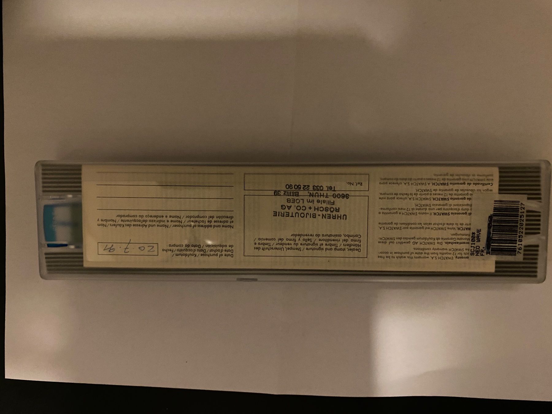 Swatch Uhren: Swatch, Chrono Neo Wave SCJ 100, neu – Neu und originalverpackt aus Zürich von Bemey5268 1