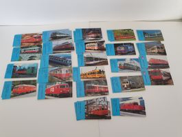 SBB Spezialbillette / Karton / 24 Bilder / Total 48 Stück