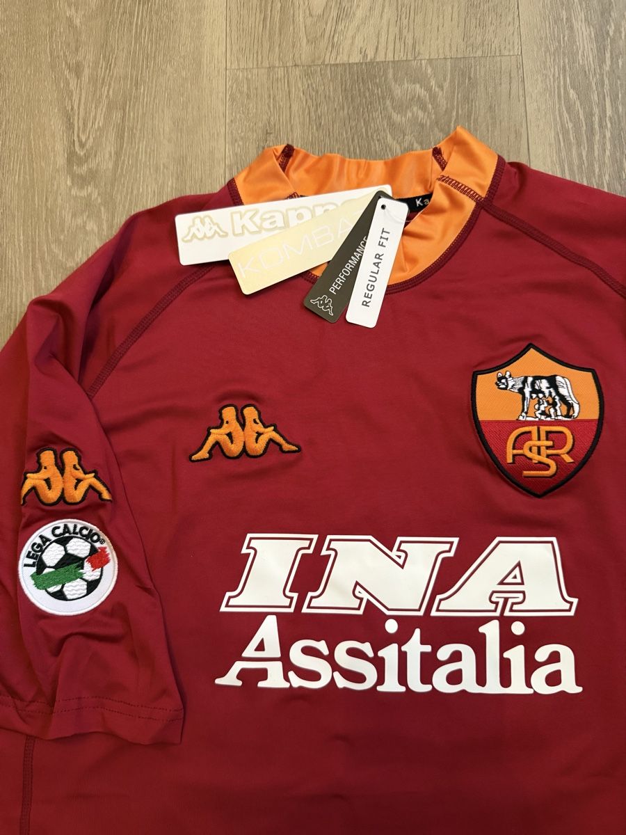 Kappa Canottiere & Pantaloni: Totti #10 AS Roma 2001/02 XL – Nuovo (secondo la descrizione) da Winterthur venduto da Imro84 2