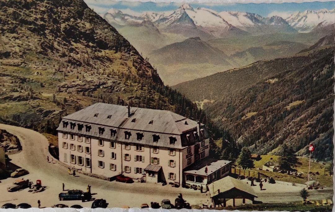 Cartoline postali: SIMPLON - KULM  -  Hôtel Bellevue – Usato da Delémont venduto da Domdom1