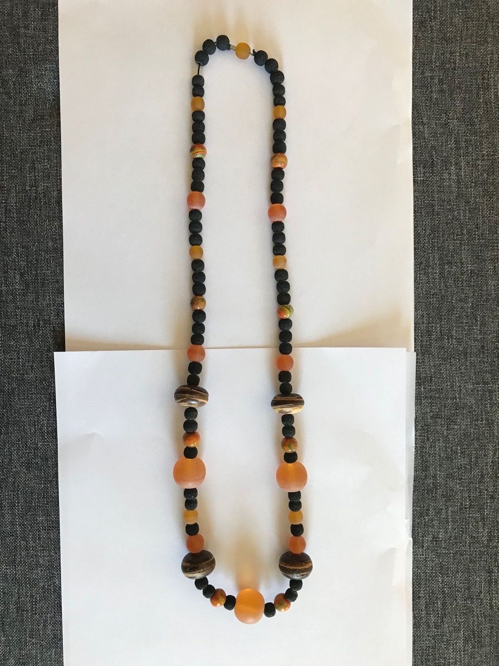 Catenine: Collier artisanal en pierre de lave – Usato da Grimisuat venduto da eliseba88