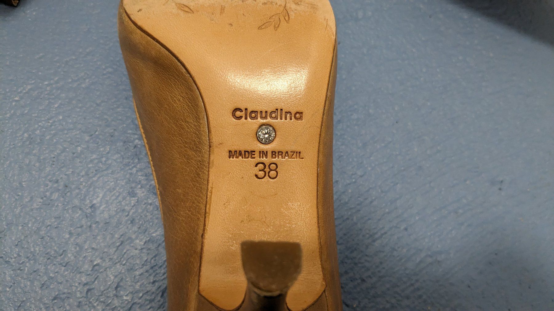 Scarpe da donna: Wunderschöner Claudina High Heel - Gr. 38 - Camel – Usato da Staufen venduto da Fleby84 5
