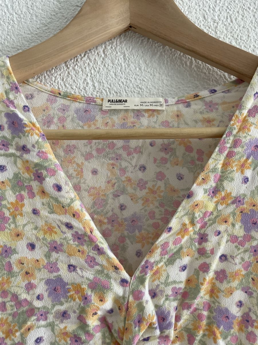 Pull&Bear Vestiti: Pull&Bear Kleid mit Blumenmuster, Gr. M - Sommerlich! – Usato da St.Urban venduto da leo_7gfq 2
