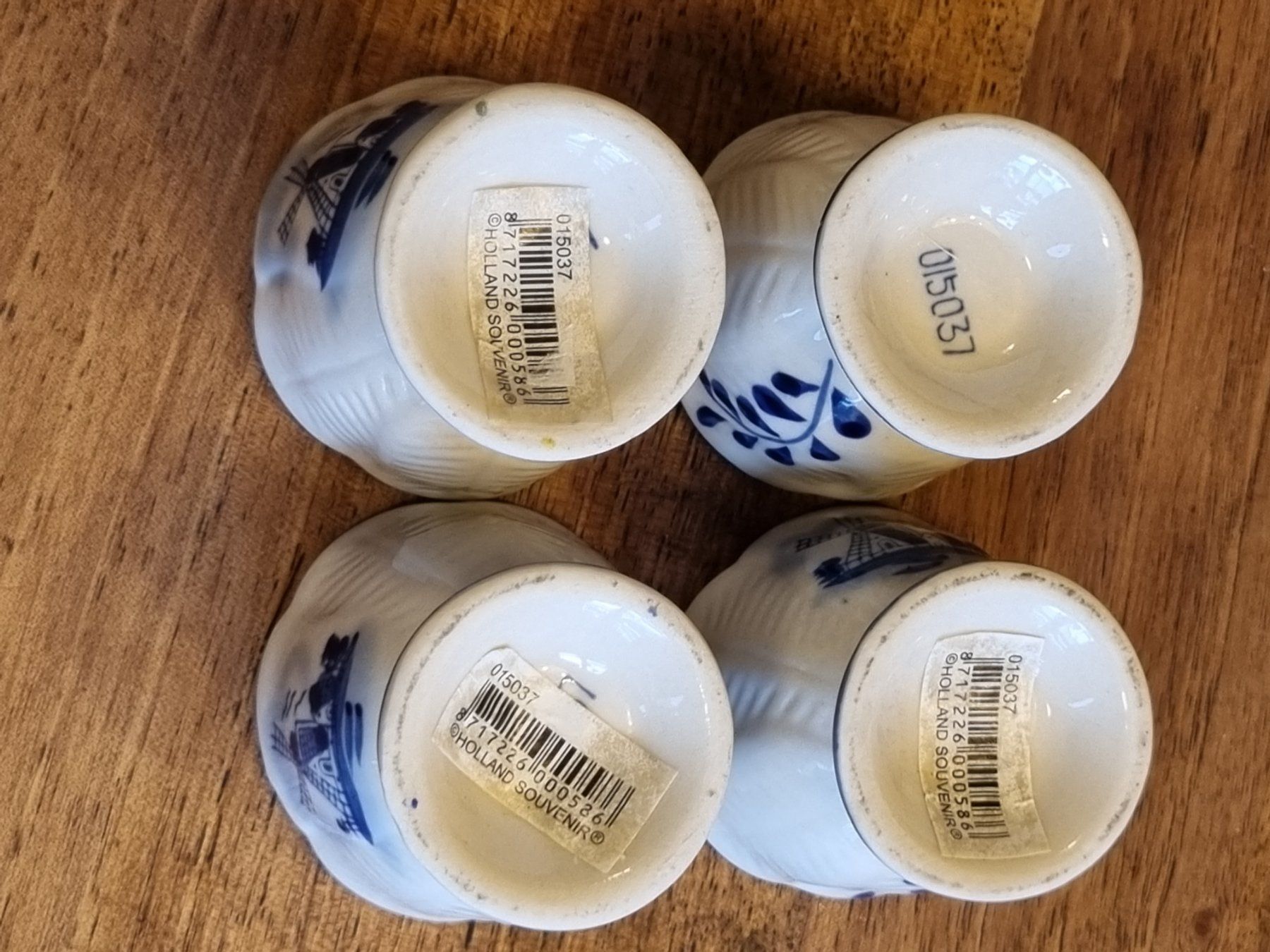 Altre Stoviglie: 4 Eierbecher Delft-Blau-Stil Holland – Usato da Scharnachtal venduto da devin03 4
