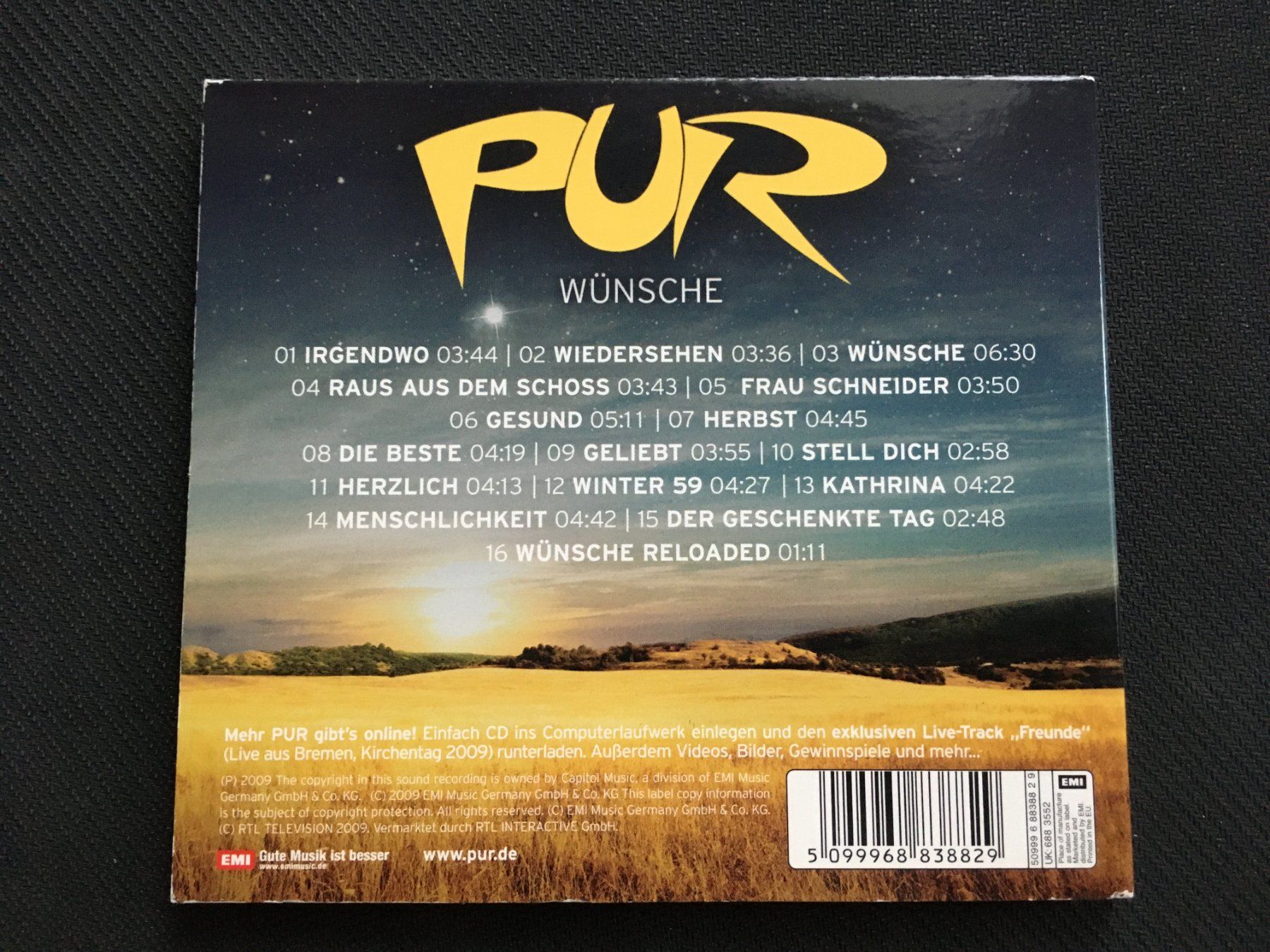 CD: Pur - Wünsche Digipak -CD- – Usato da St.Gallen venduto da MedienJoe 1