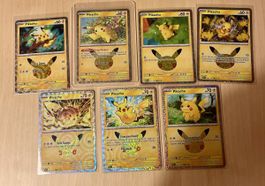 7x Pikachu 30th Celebrations