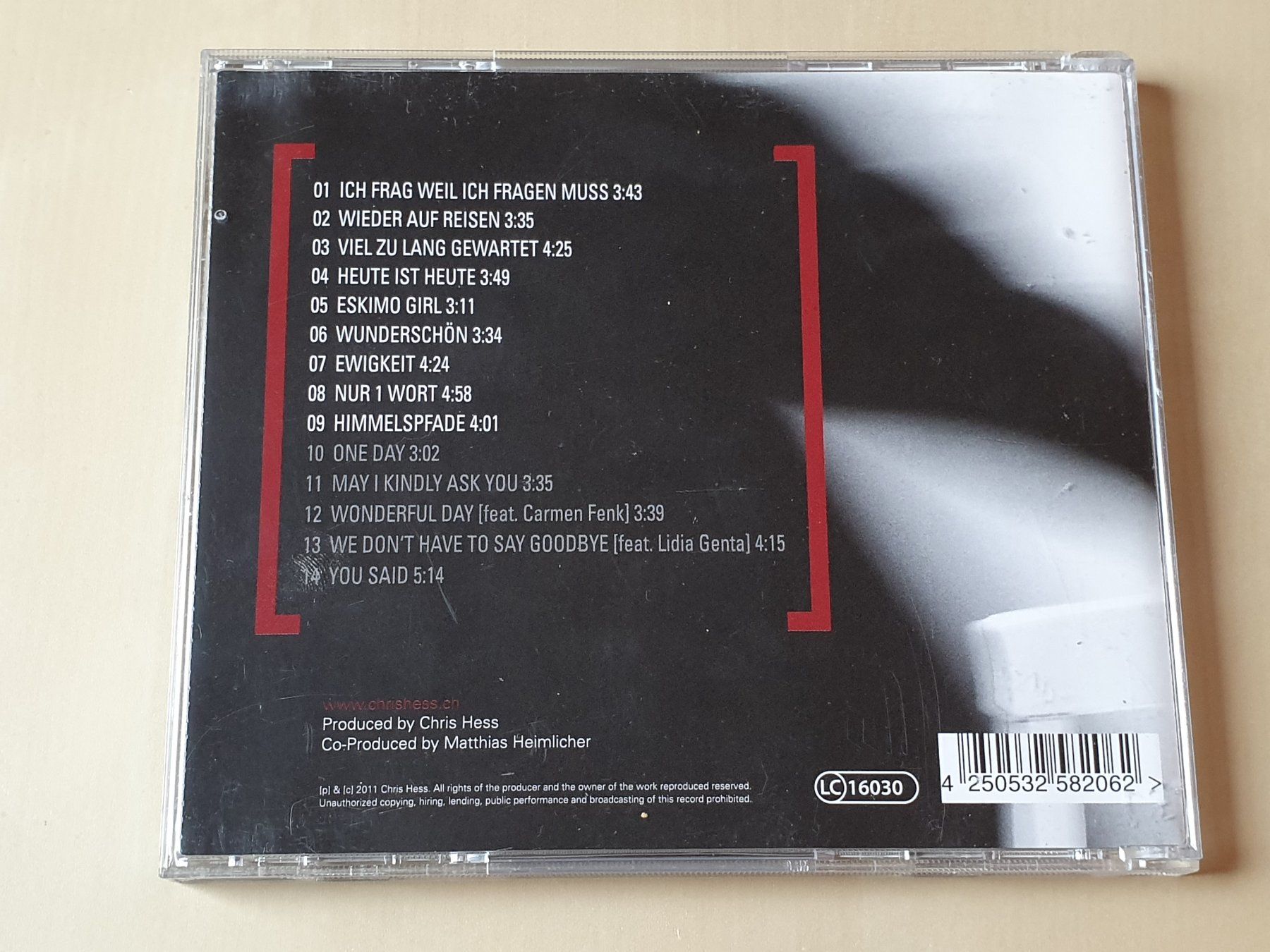 CD: Chris Hess Unterwegs/Angekommen – Usato da Stansstad venduto da collectorsshop 1