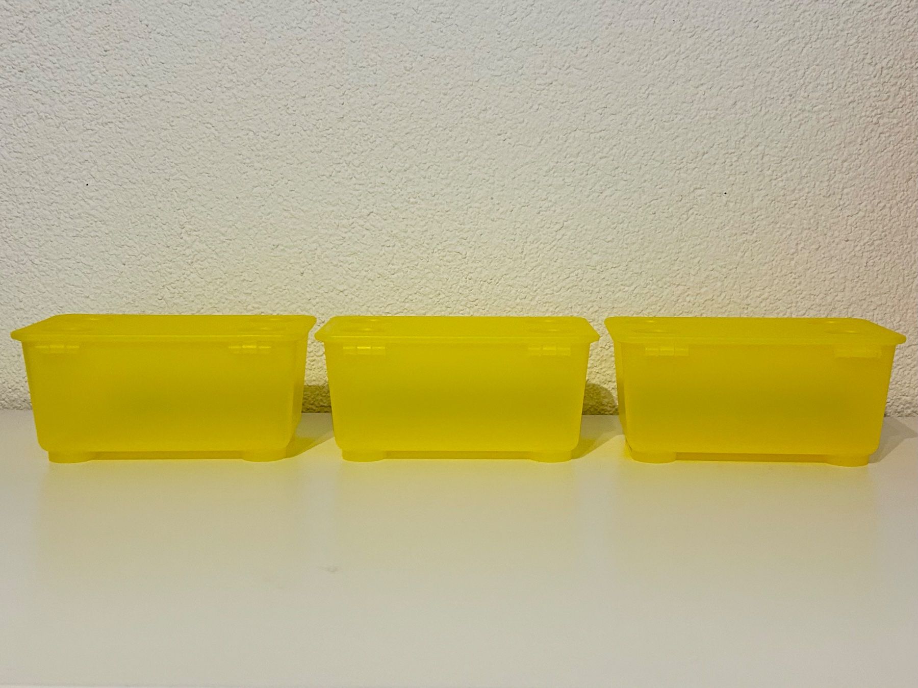 Ikea Contenitori & Simili: IKEA / 3 x GLIS Small Box (gelb) – Usato da Dietlikon venduto da corou_2022 5