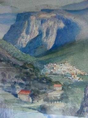 Dipinti: aquarelle Charles Cerny 1948 – Usato da Biel/Bienne venduto da Galaq 2