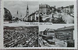 LA CHAUX-DE-FONDS  -  Multi-Vues  -  1956