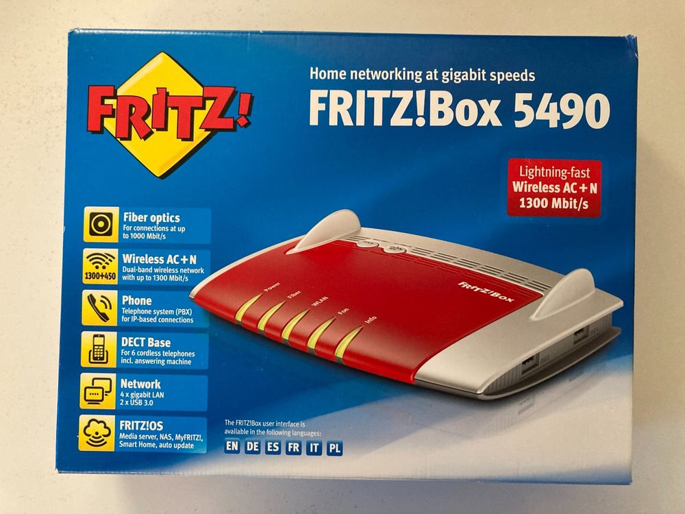 Glasfaser Router FritzBox 5490 Kaufen auf Ricardo