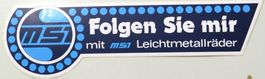 Sticker MS1 Leichmetallräder