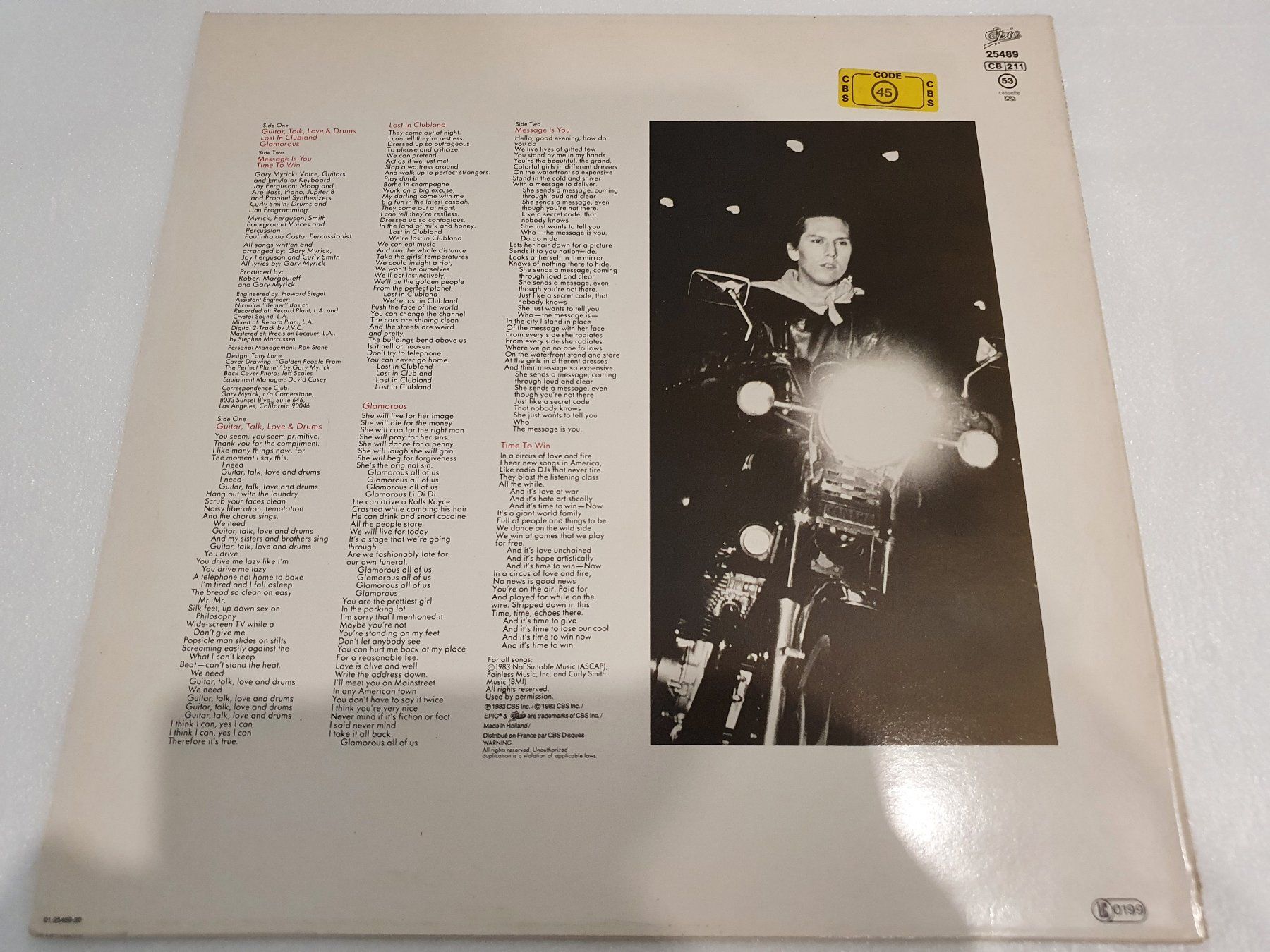 Dischi in vinile: Gary Myrick – Language – Usato da Uster venduto da Vinyl-Leidenschaft 1