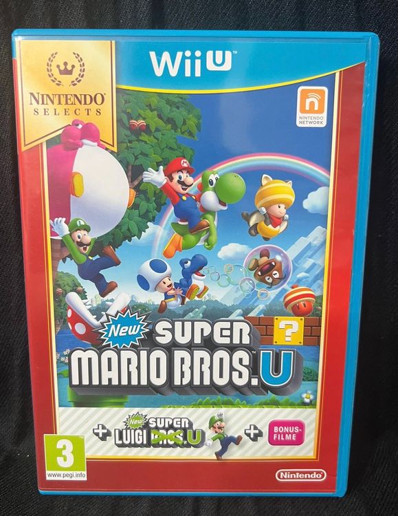 Jeu Wii U - New Super Mario Bros.U - Version Complète Avec Boîtier Et Manuel