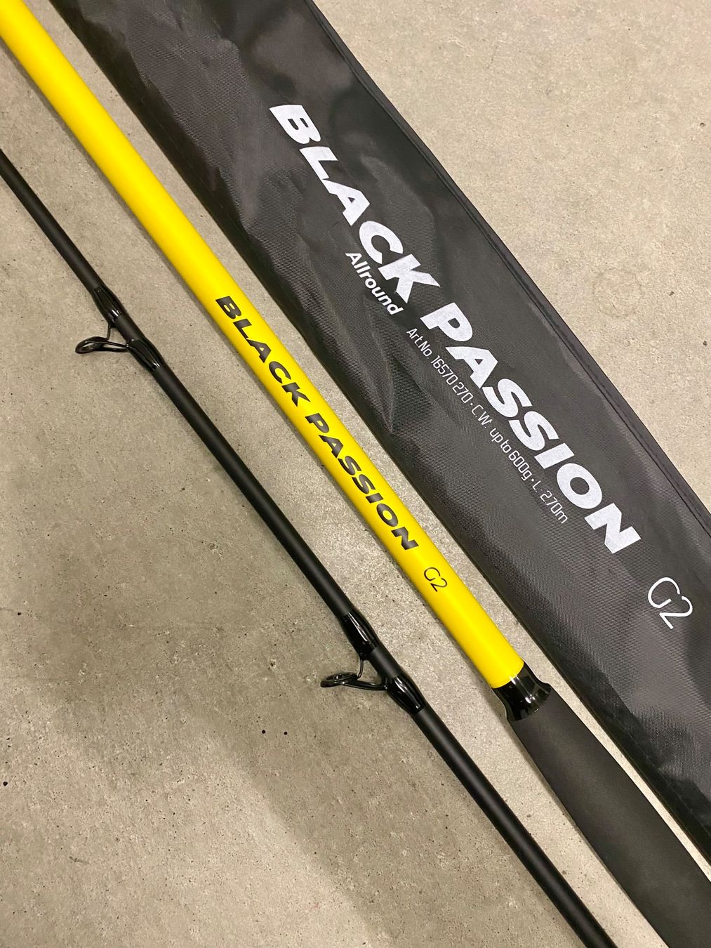 Angelruten: Black Cat 2.70m Welsrute – Neu und originalverpackt aus Trimbach von duri..