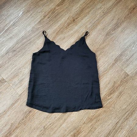 Trägerbluse schwarz Gr. 36