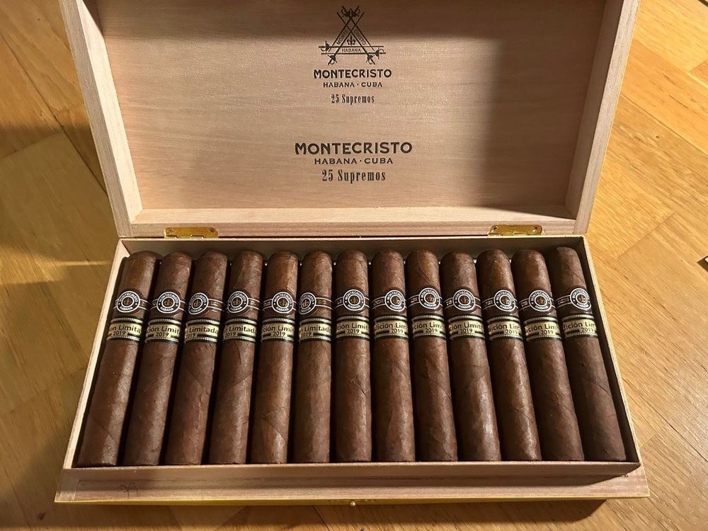 Montecristo Supremos Edición Limitada 2019 Zigarren Kuba (Gebraucht) in ...