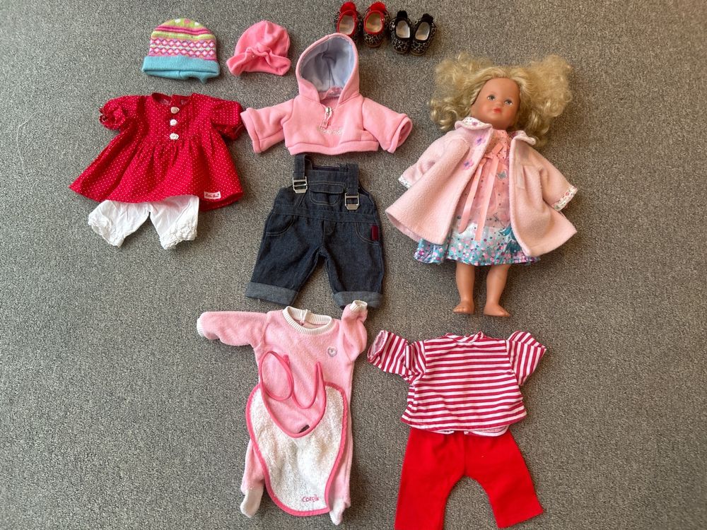 2-tlg. Labubu Puppenkleidung Set Mit Hut & Latzhose - Charmant Für 17 Cm Puppen